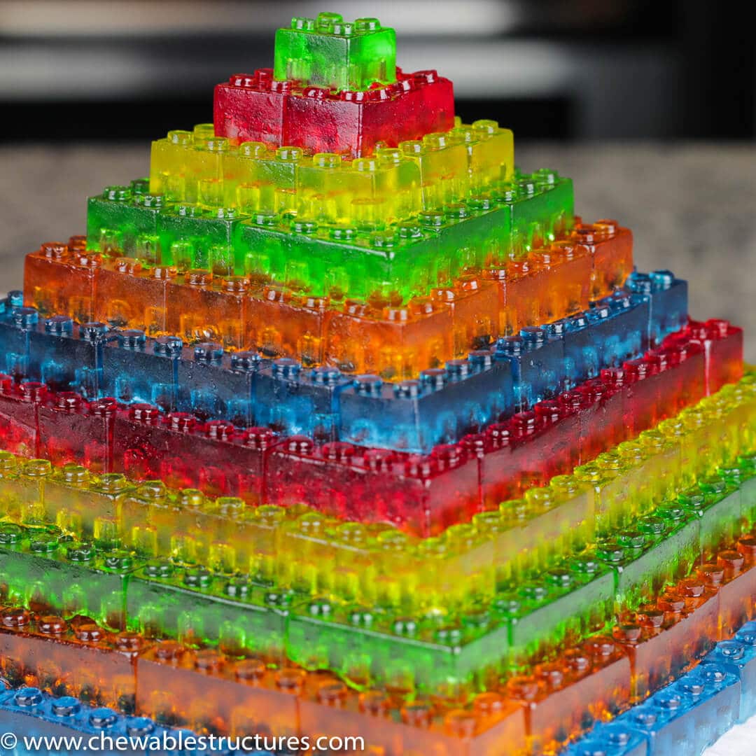 Gummy Pyramid (Stackable Bricks)
